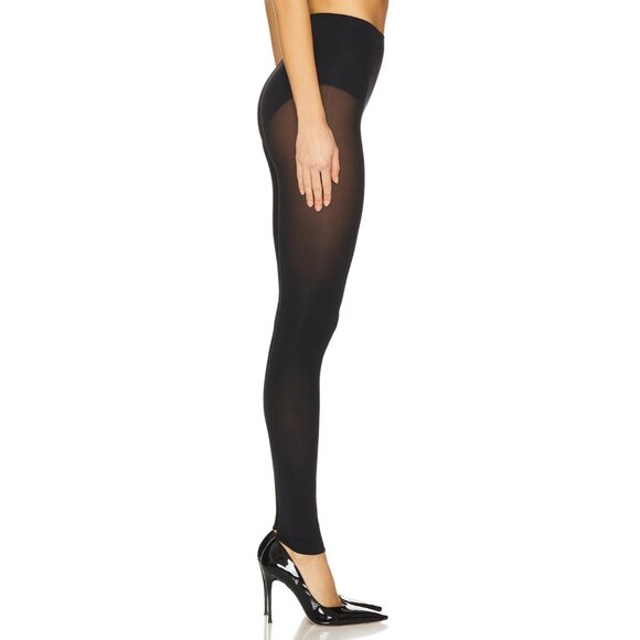 Wolford Velvet 66 Leggings in Black XSmall New Womens Tights Nylons Pantyhose - Picture 3 of 12